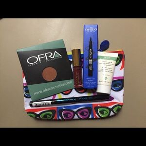 Beauty bundle items in photo & bag